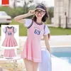 Trajes de Baño para Niñas, Adecuados para Niños y Adolescentes, Trajes de Baño Conservadores para Aguas Termales, Vacaciones y Estudiantes
