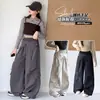 Nuevo Estilo Otoño 2026 para Niños Mayores: Conjunto de Dos Piezas con Pantalones Cargo Versátiles de Tiro Alto y Pantalones Casuales Sueltos