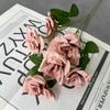 Flor Artificial Rosa Cascata Chapeuzinho Vermelho Mesma Cascata Parede de Flores Net Vermelho Cartão Arranjo de Flores Flor Artificial Flor de Seda