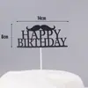 Decoração de Bolo para Assar no Dia dos Pais Cartão Mestre da Família Deuses Masculinos Pai Rico Plug-in para Bolo de Aniversário