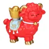 Nuevo Adorno de los Tres Corderos de la Suerte - Decoración Creativa del Año del Cordero del Zodiaco para Escritorio de Oficina y Sala de Estar - Pequeño Regalo Festivo