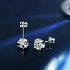 Anillo de Moissanita de Venta Caliente Comercio Exterior Transfronterizo Kuaishou Douyin Xiaohongshu Celebridad de Internet Transmisión en Vivo Femenino Un Quilate Suministro del Fabricante