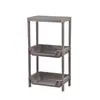 Estante de Almacenamiento de PP Multicapa Estante de Almacenamiento para Baño y WC Estante de Almacenamiento de Piso a Piso para Huecos de WC Cocina y Sala de Estar