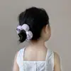 Anillo para el cabello de flor dulce para niños Tridimensional Lindo Anillo de intestino grueso para niñas Cuerda para el cabello de bola para niñas Accesorios para el cabello de cola de caballo