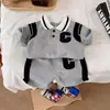Venta de liquidación: Conjuntos de Verano para Bebé de Manga Corta, Ropa de Verano Elegante y a la Moda para Niños y Niñas, Versátil Conjunto de Dos Piezas
