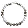 Gargantilla corta de moda con cuentas grandes exageradas, joyería transfronteriza europea y americana, collar de perlas de imitación con temperamento punk