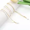 Corrente de Óculos Transfronteiriça Europeia e Americana Exquisita, Cordão Halter Feminino de Alta Qualidade, Corrente da Moda, Máscara, Corrente Pendente para Óculos de Sol da Moda
