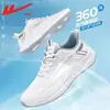 Sapatos Masculinos Huili 2026 Primavera Novos Leves Respiráveis Malha Tênis Esportivos Masculinos Malha Solado Macio Ultra-Leves Tênis de Corrida Masculino