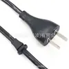 Cable de alimentación con enchufe de estándar nacional Xiaomi, Cable de alimentación con enchufe de dos pines en forma de 8 de cola de estándar nacional, Enchufe de alimentación de dos conductores de estándar nacional Ac
