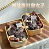 Caja de Almuerzo de Papel Kraft Caja para Pasteles de Almuerzo Caja de Almuerzo para Postres Caja de Almuerzo para Ensalada de Frutas Almuerzo de Sushi Caja de Picnic Resistente a Altas Temperaturas