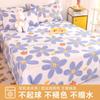 Cama Confortável Lençóis de Cama Peça Única Algodão Puro Lavado Desenho Animado Cama de Casal Casa Verão Dormitório de Estudante Cama Solteiro Colcha Escovada