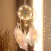 Pegador de Sonhos Colorido Venda Quente Transfronteiriça Ornamentos Coração de Menina Pingentes para Colegas de Classe Presentes de Aniversário Criativos Puramente Feito à Mão