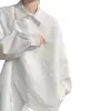 Camisa de manga longa lisa texturizada para homens, coleção de outono, estilosa e versátil, novo estilo chinês, jaqueta-camisa plus size