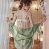 Ropa Interior Sexy Yurui Vestido Clásico de Gasa Pijama Transparente Uniforme Sexy Tentación Pasión No Necesita Quitarse Camisón Provocativo para Mujeres