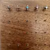 Aleación de Titanio ASTM F136 Diamante Cuadrado Estrella de Cuatro Puntas Circonita 5A Joyería Pequeña para Perforación Labio Uña Hélice Hueso de la Oreja