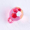 Colorido uv transparente pendurado buraco ângulo contas gota de água dividir buraco redondo contas diy artesanal frisado uva corda material colar acessórios
