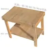 Mesa de Cabeceira Quarto Casa de Aluguel Residência Estilo Ins Pequena Simples Madeira Maciça Mesa de Escrivaninha Prateleira de Armazenamento