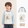 Ropa Infantil Panda Kaka Camiseta de Manga Larga 100% Algodón para Niños Ropa de Otoño para Niños Tops de Otoño para Niñas Ropa de Primavera y Otoño para Bebés