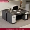 Escritorio Moderno Sencillo para Gerente de Oficina/Estación de Trabajo del Personal Juego de Escritorio y Silla con Cajones Escritorio para Computadora Escritorio para Computadora en Casa