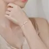 Pulsera de mariposa de plata de ley 925 para mujer, diseño de nicho, estilo coreano, sencilla, elegante, popular en internet, ideal para novias.