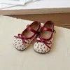 Zapatos de Cuero Estilo Coreano para Niñas, Nuevos Primavera y Otoño 2026, Zapatos Planos Individuales Suaves de Suela Blanda, Estilo Bosque Dulce, Zapatos de Princesa Antideslizantes
