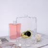 Frasco de vidro de aromaterapia quadrado plano transparente sem fogo Frasco de difusão de aromaterapia Perfume Interior Rattan Volátil Difusão Frasco vazio