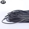 Suministro Directo de Fábrica de Productos de Caucho Fluorado Extruido Resistente a Altas Temperaturas Tiras de Sellado Caucho Fluorado Negro Sellado Resistente al Aceite Tiras Redondas