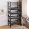 Estante de Cocina de Pie Multicapa para Verduras Doméstico Multifuncional Estante para Ollas Estante de Almacenamiento para Microondas Estante de Almacenamiento para Gabinete de Cocina
