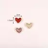 En Stock Envío Directo Planificador Ropa de Manga Corta Accesorios Parches DIY Pegatinas Serie Mini Corazón Pequeño Parches de Tela Bordados