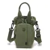 Bolsa para Botella de Agua Portátil Estilo Nuevo para Exteriores para Mujer con Múltiples Bolsillos Deportiva de un Solo Hombro Cruzada Pequeña Bolsa Casual Portátil para Teléfono Móvil para Mujer