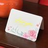 Cartão dobrável original fofo com flor dourada, conjunto de cartas, embalagem de cabeça de cartão com joias dentro, material de embalagem, embalagem de mensagem de presente, cartão de felicitações