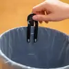 Soporte para bolsa de basura de casa, clip antideslizante para el borde del cubo, pinza antideslizante para bolsa de basura de cocina, fijador de borde de cubo