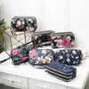 Venta al por mayor de fábrica nueva cartera monedero bolso femenino coreano estampado cartera bolso para teléfono móvil cartera de dama bolso de tela para correr