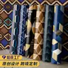 Adesivos Geométricos Minimalistas de Luxo Leve Adesivos de Parede Autoadesivos Decoração de Parede de Fundo para Quarto Próximo à Cama Papel de Parede para Renovação de Móveis