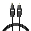 Cabo Óptico de Áudio Digital Toslink Cabo de Conexão para TV Áudio Sound Bar Amplificador Projetor Porta Quadrada Spdif