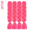 Peluca trenza sucia Hip Hop Color Africano Cabello trenzado alta temperatura peluca trenza sucia chica anime banda para el pelo degradado Cabello Seda