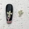 Acessórios de Unha Cruzados Transfronteiriços Novos, Estilo Punk Escuro Retrô, Decorações de Unha Cravejadas com Diamantes Atacado