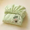 2025 Nuevo Algodón Nube Estilo Lindo Dibujos Animados Transferencia de Calor Sábana Individual Funda de Almohada Juego de Tres Piezas Cubierta Protectora para Cama Compra Grupal Mayoreo