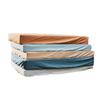 Colcha de algodón acolchada de fibra larga de otoño/invierno 100S, producto individual, color sólido, funda protectora para colchón, colcha de algodón de una sola pieza