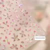 Adesivos de Unhas Artísticas de Flor de Lírio com Bolinhas Coloridas de Verão com Toque de Luxo, Efeito Iluminador, Decalques de Unhas Esculpidos à Prova d'Água DIY