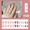 Pérola vestível avançado nail art peça de unha destacável laço falso unha patch handmade usar unha atacado