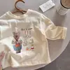 2026 Camiseta de Manga Larga Casual de Algodón Puro Versátil para Bebés, Nueva Moda de Camiseta Básica para Niños Pequeños
