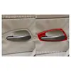 Adecuado para 03-08 Bmw Z4 Interior del Coche Modificado Fibra de Carbono Manija de Puerta Calcomanía Decorativa