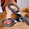 Tijeras panda tijeras de cocina multifuncionales tijeras para huesos de pollo tijeras para alimentos pueden cortar nueces tijeras fuertes tijeras para alimentos complementarios para niños tijeras domésticas