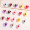 Accesorios para Joyería DIY Pastel de Capas de Fresa Crema Imitación Colgante de Resina Collar Pulsera Encanto Venta Caliente Transfronteriza