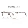Gafas de Moda de Venta Caliente Europeas y Americanas con Montura TR90 Ojo de Gato Transfronterizo para Mujer con Lentes Anti Luz Azul Bisagras de Resorte de Comercio Exterior 27069