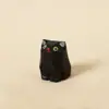 Llavero colgante de talla de madera hecha a mano para llaves de coche de gato, colgante para mochila escolar de mascota linda femenina, regalo para novias, venta al por mayor