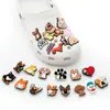 Pingentes de Sapato de Cachorro de Desenho Animado Transfronteiriços Clipes de Decoração para Sapato de Jardim em PVC Acessórios de Sapato Destacáveis Fofos para DIY
