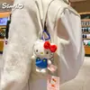 Llavero de Peluche Auténtico de Hello Kitty Muñeca de 4 Pulgadas en Posición de Pie Colgante Lindo para Bolsos de Mujer Hello Kitty