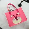 24 Fabricantes Suministran Bolsas de Fieltro Nuevas, Bolsas de Fieltro de Mickey de Moda, Varios Estilos, Bolsos de Mano de Fieltro Estilo Estampado